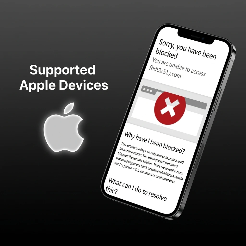Supported Apple devices for Mega Casino World PWA app including iPhone SE, iPhone 12 to 15, and iPad models running iOS 12+
